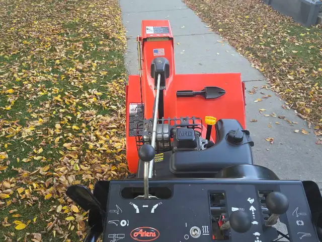 very nice straight gas snow blower winter is coming reliable