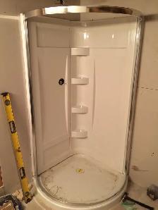 Glass shower door pivoting/sliding problems, will fix them. Show - Photo 10