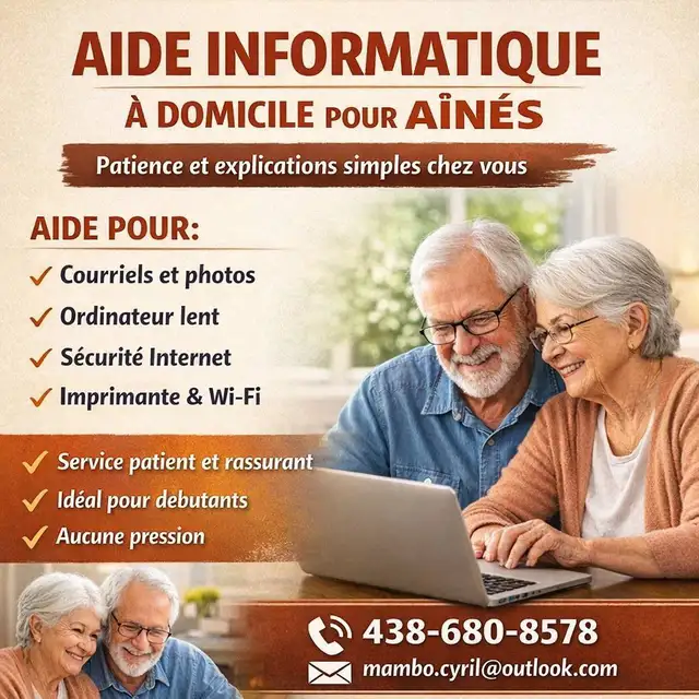 Dépannage informatique à domicile