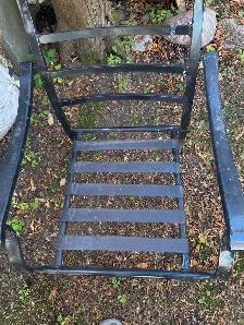 6 Black Steel chairs for sale - Photo 3