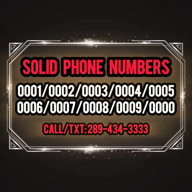 000X Phone Numbers Toronto Memorable Vip Phone Numbers