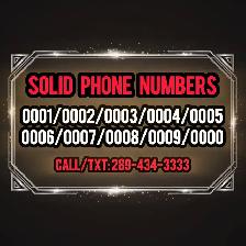 000X Phone Numbers Toronto Memorable Vip Phone Numbers