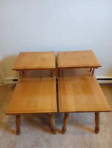 Petites tables rétros et table basse