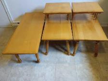 Petites tables rétros et table basse - Photo 2