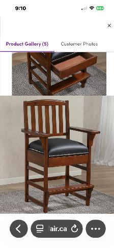 Pool table Observer’s chair and accessories - Photo 5