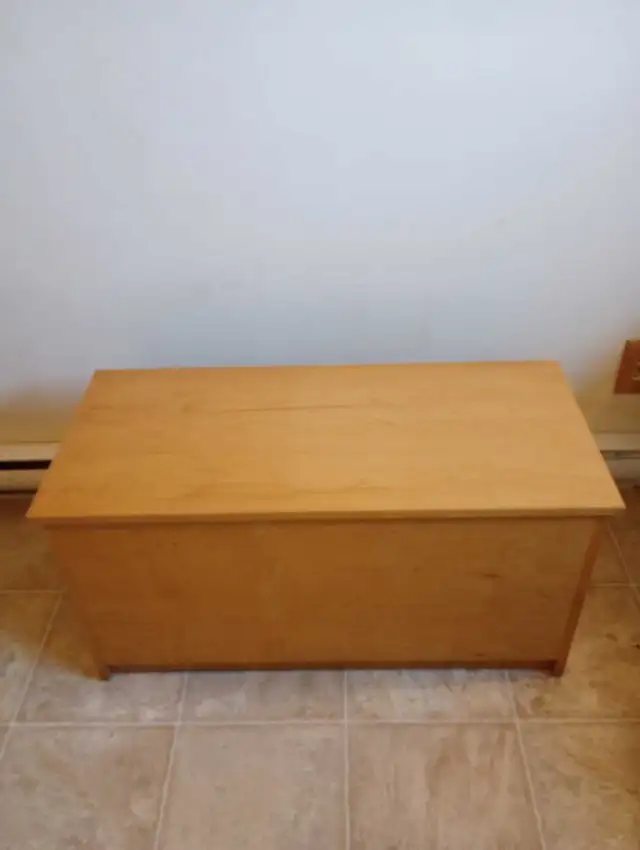 Coffre de rangement en bois
