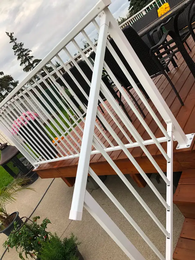 Exterior Aluminum railings-Good deal . Exterior aluminum railing
