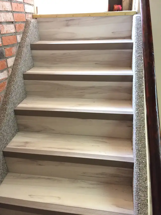 a Brand new glue down vinyl planks-ideal for basement water resi