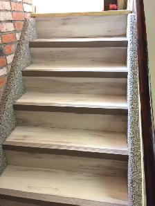 a Brand new glue down vinyl planks-ideal for basement water resi