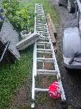 Louisville 40' extension ladder