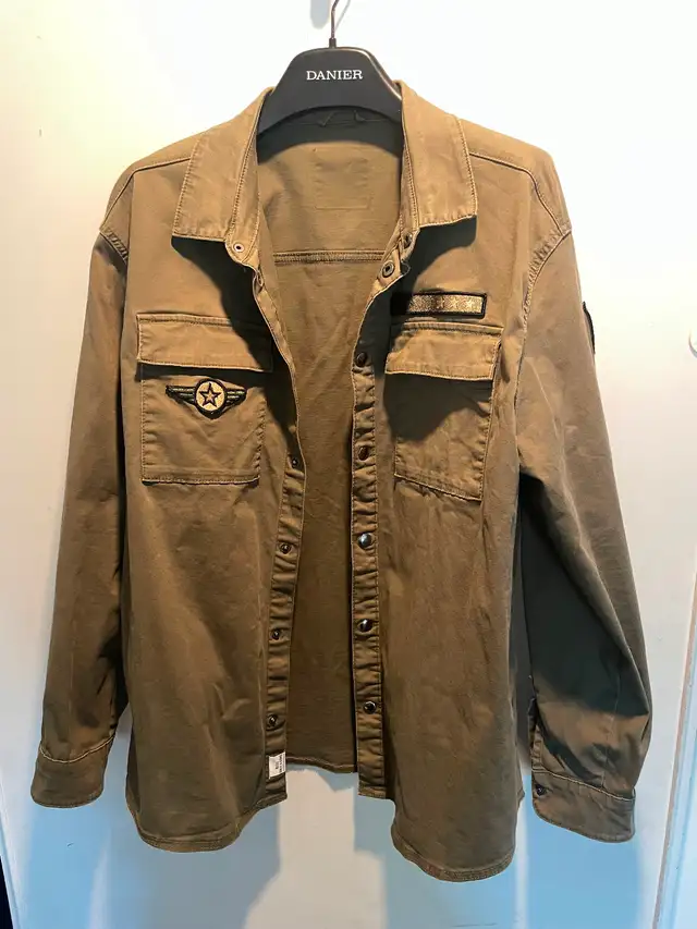 Military style shirt