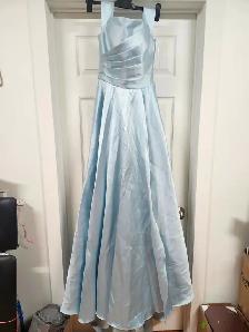 Smile Prince Light Blue Long Formal Dress Size S, EU36, US4, Bra