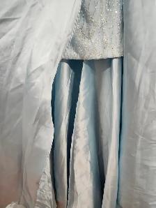 Smile Prince Light Blue Long Formal Dress Size S, EU36, US4, Bra - Photo 5