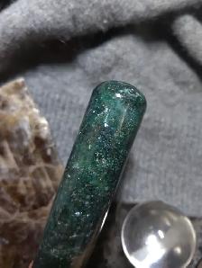 FOREST GREEN 'PIXIE ADVENTURE' ROUNDED TAPERED AVENTURINE WAND - Photo 3