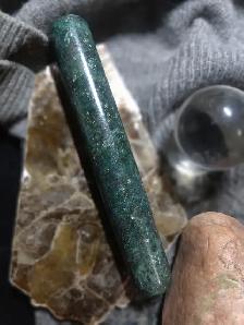 FOREST GREEN 'PIXIE ADVENTURE' ROUNDED TAPERED AVENTURINE WAND - Photo 4