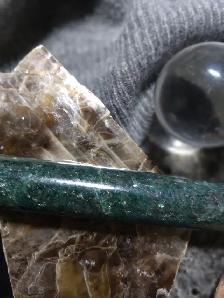 FOREST GREEN 'PIXIE ADVENTURE' ROUNDED TAPERED AVENTURINE WAND - Photo 5