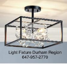 Light Fixture Durham Region 647-957-2770