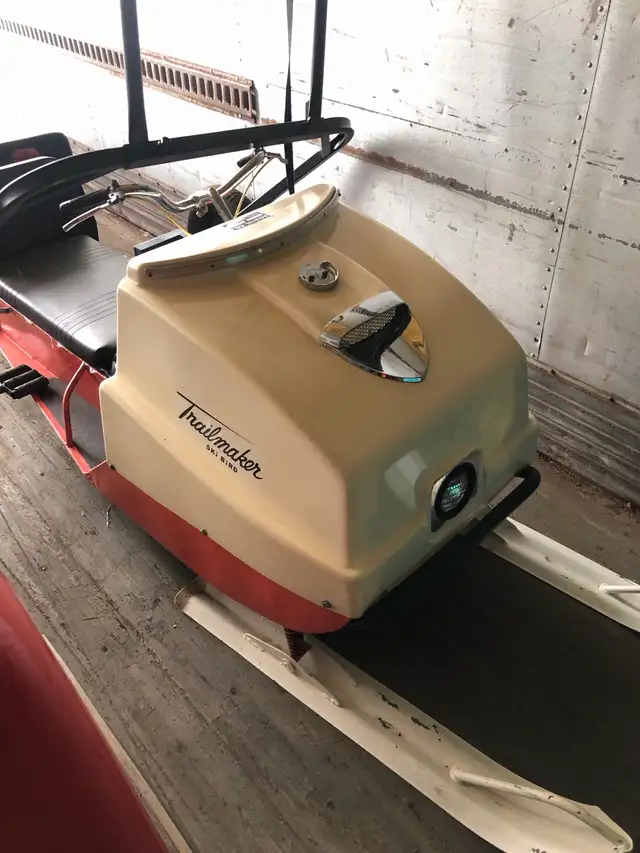 Vintage Antique  1966 Boatel Trailmaker Ski Bird Snowmobile