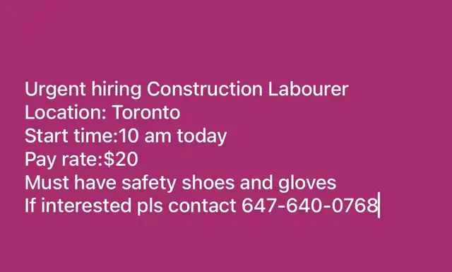 General Labour