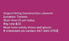 General Labour