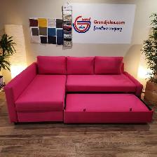 NEW Magenta pink IKEA sectional sofa bed   FREE DELIVERY - Photo 6