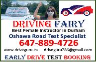 Driving Lessons by FEMALE Instructor in Ajax, Whitby and Oshawa