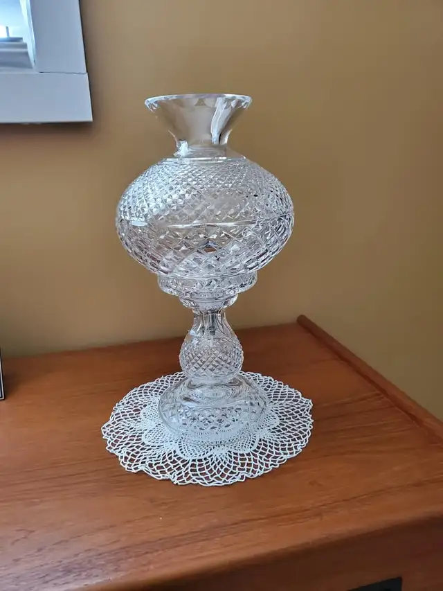 Waterford Chrystal Hurricane Lamp