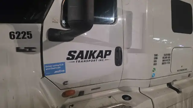 Truck driving