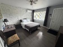 Private bath and entrance, fully furnished, all-included