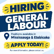 HIRING – GENERAL LABOUR WORKERS