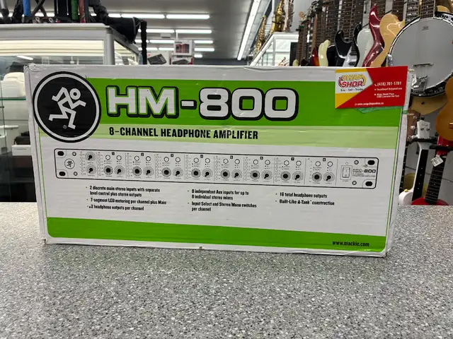 Mackie HM-800 8-Channel Headphone Amplifier