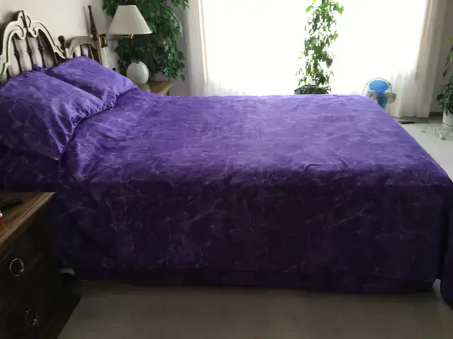 King Duvet Cover Set and Queen Sheet Set