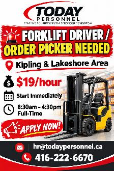 Forklift Driver / Order Picker