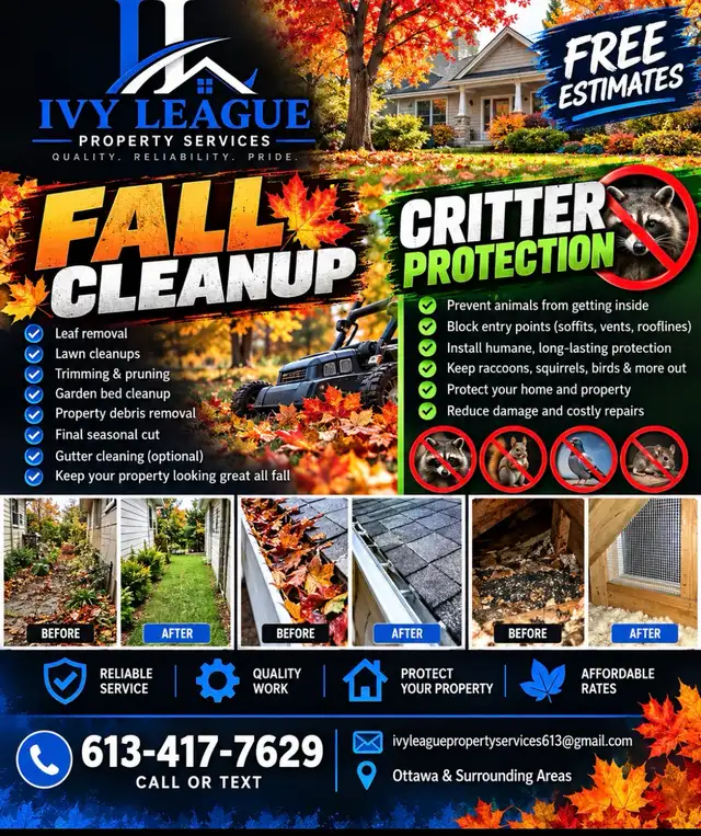 GET YOUR PROPERTY WINTER READY WITH US!