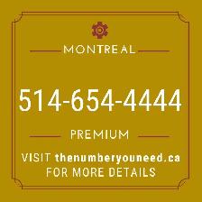 easy to remember 514 montreal exclusive phone numbers for sale