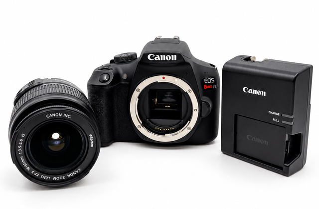 Canon EOS Rebel T7 DSLR Camera   EF-S 18-55mm IS Lens $399