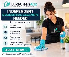 Independent Residential Cleaners Needed – Toronto & GTA