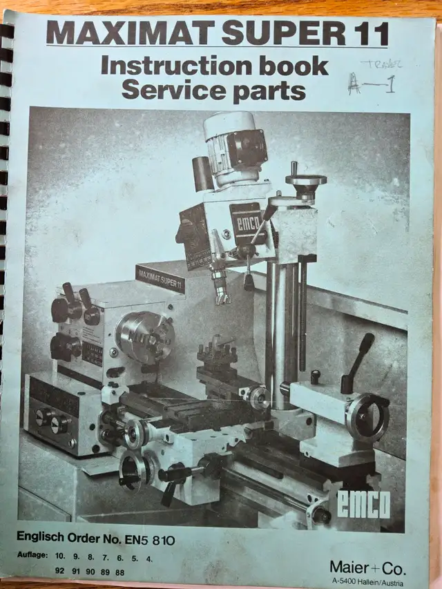 Metal Lathe,/ Mill. Machine shop