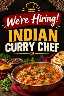 Hiring: Indian chef / cook