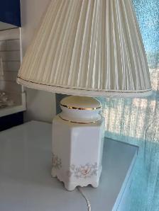 Classic Patterned Ceramic Table Lamp Set - Photo 4