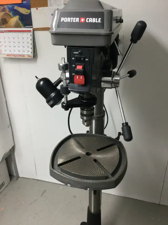 PORTER - CABLE 12- SPEED FLOOR DRILL PRESS - LASER