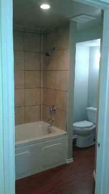 Spacious Split Level 1 Bedroom Basement with Storage & Fireplace - Photo 9