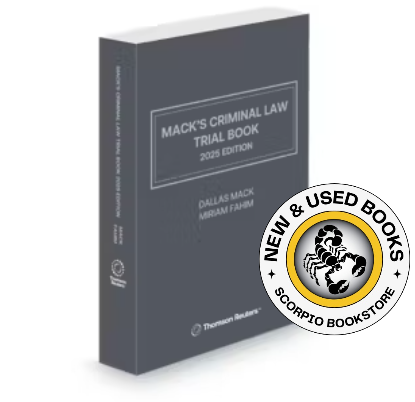 Mack's Criminal Law Trial Book 2025 Edition 9781038215031