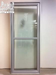 10304FH Fenêtre Fixe HYBRIDE Gris granite   32 3/4 x 78 3/4