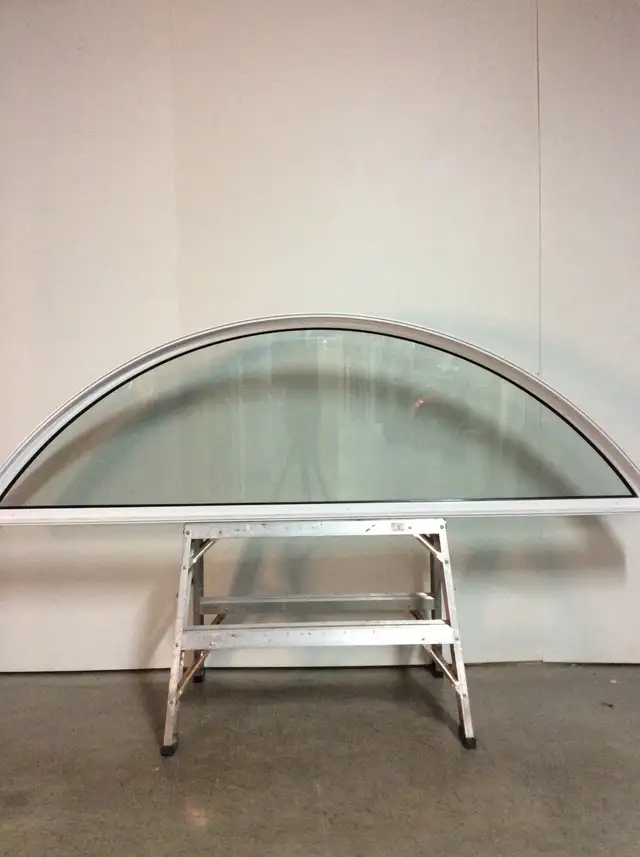 9654FP Fenêtre Fixe PVC Blanc 80 1/4 x 23 3/4 Éllipse