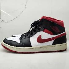 Nike Air Jordan 1 Mid Metallic Red Gym Size 13  Red Black White - Photo 3