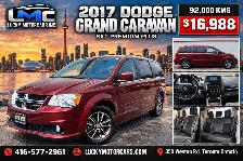 2017 Dodge Grand Caravan SXT PREMIUM PLUS-DVD-NAV-CAMERA-ONLY