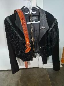 VESTE ET CEINTURE  WESTERN