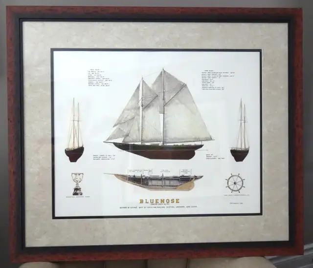 Sailors and Nautical Historians – Rare BLUENOSE II Commemorative