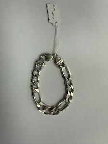 Bracelet en argent Sterling 925 - Mailles Figaro